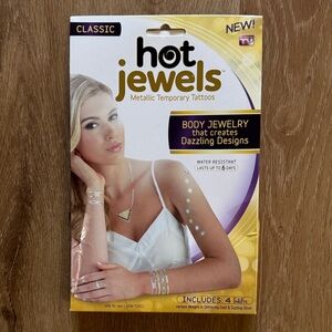 New in box hot jewels metallic temporary tattoos.